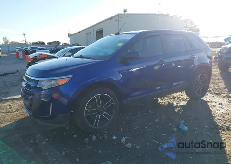 2013 Ford Edge Sel from USA, damaged, VIN 2FMDK3JC8DBB81547